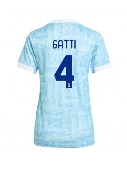 Ženski Nogometna dresi replika Juventus Federico Gatti #4 Gostujoči 2025-26 Kratek rokav